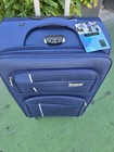 Travel Suitcase  29  Blue 8  With Wheels Spinner Combination Lock Extra   