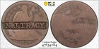 1838 Liberty Seated Dime Counterstamp Nj Tracy Pcgs Fr2 Brunk T387 Free Shipping