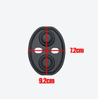 2pcs Car Door Shock Absorbing Buffer Mats Noise Reduction Silicone Pads - New