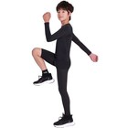 Sports Boys Youth Single One Leg Compression Tight Pants Leggings Base Layer 