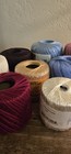Variety Of Crochet Thread Some New   Lot Of 9 