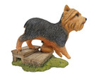 Country Artists Yorkshire Terrier On Steps Figurine 04434 Hand Painted Dog