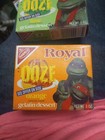 Vintage 1992 Nabisco Tmnt Royal Ooze Lime   Orange Gelatin Dessert Box s Jell-o