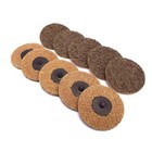 25pcs 3  Coarse Surface Conditioning Roll Lock Sanding Disc Pads Die Grinder