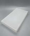 5 Pcs New Clear Vhs Library Video Cases No Sleeve No Hub Storage Box   Psv14ns