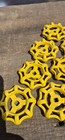 10 Yellow Water Valve Faucet Handles Faucet Handles  Knobs Arts   Craft Upcycle 