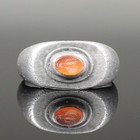 Ancient Roman Silver Intaglio Ring - 2nd Century Ad     r201 