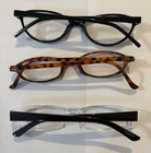 Three Pairs Of Reading Magnifier Eyeglasses 2 75 2 25 2 00