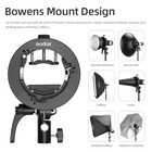 Godox S2 Bowens Mount Flash S-type Holder Bracket For Godox V1 V860iii Ad200 400