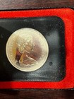 1973 Canada Rcmp Proof Silver Dollar   Toned