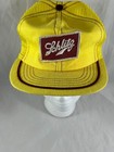 Vintage Schlitz Beer Snapback Trucker Hat Mesh Cap Made In Usa