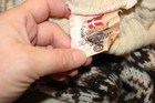 Scandinavian Sweater S 44 46 Denmark Brown Wool Blend Fair Isle Grandpa