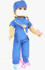 18 Inch Doll Clothes Nurse Scrubs Doctor Fits American Girl Doll  7 Pc Set