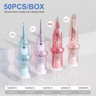 Neebol 50pcs Tattoo Cartridge Needles 50pcs- 12 rl rs rm m1   Multicolore 
