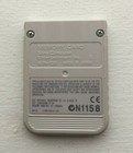 Sony Playstation Oem Official 1 Ps1 Psx Memory Card Scph-1020 - Gray - Tested 