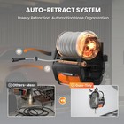 Giraffe Tools Max 3700psi Electric Power Pressure Washer 100ft Hose Wall Mounted