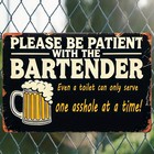 Vintage Wall Tin Metal Signs Home D  cor 8x12 Inch Funny Beer Quote Art With Humo