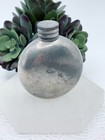 Ladies English Pewter Flask Marked Jet adore I Adore You Sheffield Made