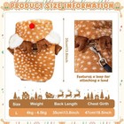 Uoy Dog Christmas Costume  Cat Dog Christmas Costume With Hat  Pet Reindeer Cost