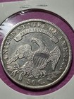 1836 Capped Bust Half Dollar  Xf  Condition  Lettered Edge 