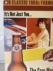 Schlitz Beer Malt Liquor Metal Sign - Golden Era - 1960   s Formula