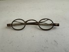 Antique English W  Makers Mark Spectacles   Glasses W  Tin   Metal Case