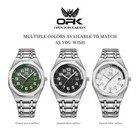 Men Quartz Watch Stainless Steel Band Analog Waterproof Man Business Wristwatch