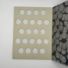 H e  Harris Nickels Plain  no Dates  Coin Folder  Album Book   2682  