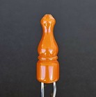 Antique Catalin Butterscotch Phenolic Bakelite Islamic Tasbih Master Bead