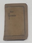 Antique 1916 Military Pocket Bible Ww1 Soldier Writes  aef France    cambridge 