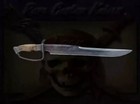 Custom Handmade Carbon Steel D Guard Bowie Knife Hunting Survival Knife W sheath