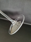 Lot Of 2 Crystal Martini Glasses Africa Elephant   Giraffe Gold Trim 10 Oz