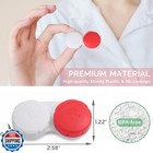 Dewsensi Contact Lens Case  12 Pack Empty Cute Contact Lens Cases Box Holder 