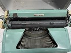 Vintage Royal Quiet Deluxe Typewriter With Case Teal