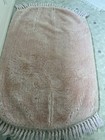 Vintage Shag Bathroom Rug Pale Pink 60   s 70   s Retro Mcm Pretty   Plush