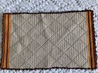 Vintage Lot 5 Hand Crocheted Placemats Cottagecore Boho Brown Yellow Orange Tan