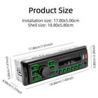 Bluetooth Car Stereo Audio In-dash Fm Aux Input Receiver Usb Sd Mp3 Radio Player
