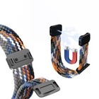 Braided Magnetic Elastic Loop Band For Apple Watch Adjustable Strap For Iwatch