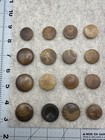 30  Antique Vegetable Ivory Tagua Nut Buttons With Top Patterns