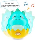 Baby Dinosaur Wobble Toy     Roly-poly Tummy Time Gift For 3-12m Infants