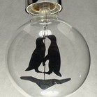 Aerolux Style Couple Of Penguins Real Argon Glow Vintage Light Bulb E26 120v3w  