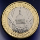 2005 St Paul s Cathedral End Of World War Two Two Pound Bunc   2 Coin