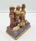 Greenbrier Nativity Figurine Ceramic Nativity Family Scene Christmas Decor 4 5 