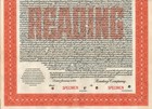 Specimen  Reading Railroad Company Pa  500 Bond Certificate Stock Philadelphia