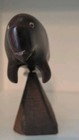 Vtg Hand Carved Ironwood Seal Signed Wooden Belize Marine Mammal Pinniped Gift 