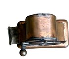 Antique Figural Sewing Tape Measure Ship Steering Wheel Metal Nautical Vintage