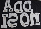 Addison Wooden Hanging Wall Letters White 8-9 Inches Tall Child Baby Name Decor