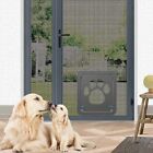 Pet Door Dog Cat Magnetic Lockable Sliding Screen Flap Puppy Wall Entry Gate