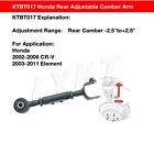 Lykt 2pcs Rear Adjustable Control Arm Camber Kit  Honda Crv 02-06   element 03-11