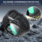 2x Samsung Galaxy Watch 4 5 6 7 40 44 Tempered Glass Protector Screen Case Cover